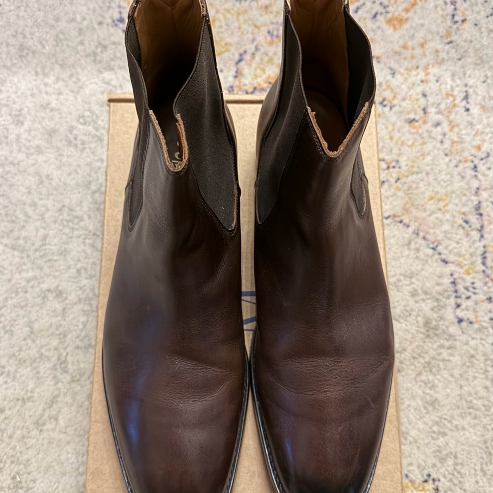 Men's Brown Leather Chelsea Boots